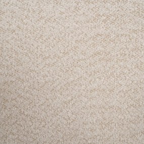 Fotoliu bej cu tapițerie din țesătură bouclé – Ixia