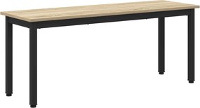 vidaXL bancă Sonoma 110 x 35 x 45 cm Lemn compozit