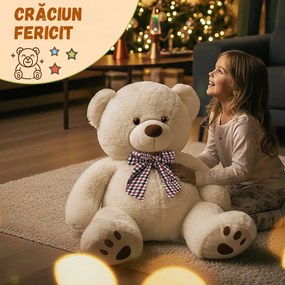 Urs mare de pluș BENY, 100cm, crem Monzana