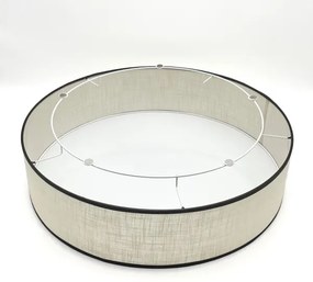 Plafonieră Brilagi BELLADONNA 3xE27/15W/230V d. 50 cm crem/stejar