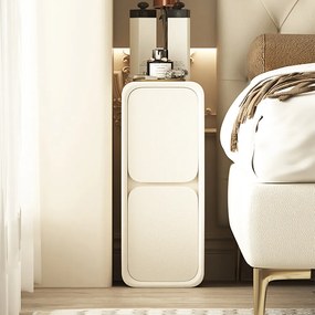 Noptieră Modernă DEPRIMO 44181 în culorile Off-Belă: Accesoriu perfect pentru dormitorul tău | Noptiere elegante și funcționale în România by Deprimo