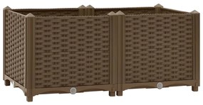 vidaXL Strat înălțat, 80x40x38 cm, polipropilenă
