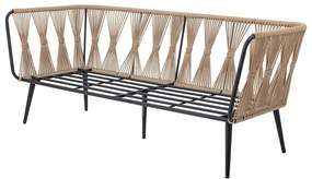 Canapea de grădină bej Pavone – Bloomingville