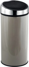 Coș de gunoi taupe cu senzori de atingere din oțel 30 l – MSV