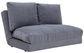 Canapea gri extensibilă 120 cm Taida – Balcab Home