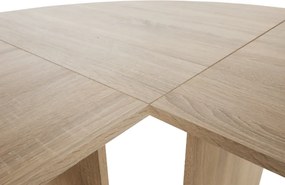 Masă PC de colţ, stejar sonoma/albă, MAURUS NEW MA11