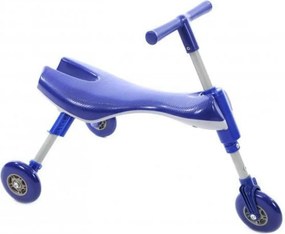 Tricicleta pliabila pentru copii Kids™ Scuttle Bug, cadru metalic, 3 roti din silicon, stabilitate mare, ALBASTRU