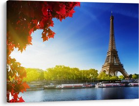 Tablou - toamna la Paris (70x50 cm)