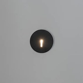 Kanlux 90796 - Corp de iluminat LED pentru scări MAGNIK LED/1,7W/230V CCT negru, rotund