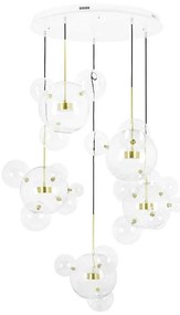 Lustra cu 5 pendule LED design modern Boliccine