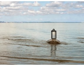 Felinar cu LED negru cu USB (înălțime 30 cm) pentru exterior Firefly – Zone