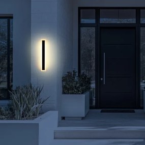 Aplică LED de exterior pentru perete WOW LED/20W/230V 3000/4000/6500K 60 cm IP54 neagră