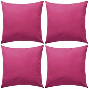 Perne de exterior, 4 buc., roz, 45 x 45 cm 4, Roz, 45 x 45 cm