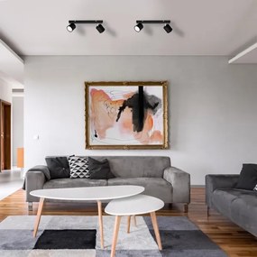 Spot PUNTA 2xGX53/10W/230V negru