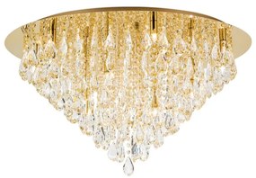 Lustra aplicata cristal K9 design elegant CELESTE D-75 aurie