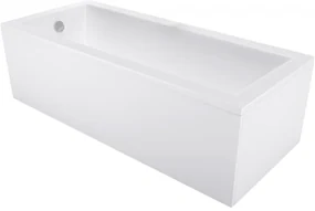Mexen Cubik cadă dreptunghiulară 190 x 90 cm cu carcasă, albă - 55031909000X