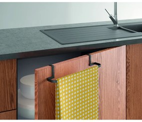 Suport suspendat pentru prosoape Metaltex Galileo Lava, negru