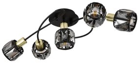 Lustră aplicată INDIANA 5xE14/40W/230V Globo 54357-5B