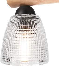 Lustră pe cablu MARGIT 2xE27/60W/230V fag