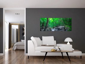 Tablou - Cascada Erawan, Kanchanaburi, Thailanda (120x50 cm)