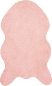 vidaXL Covor din de iepure sintetic antiderapant Olite Roz 50 x 80 cm