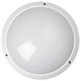Aplica de perete, Plafonier exterior IP54, diam.27cm, alb Lentil 5810 RX