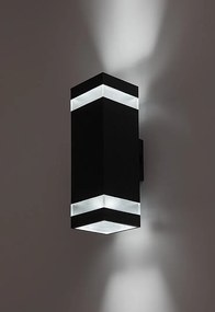 Aplica LED CCT perete exterior IP65 Urfa Line antracit