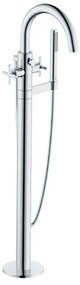 Baterie cada-dus freestanding Kludi Nova Fonte Classic crom lucios