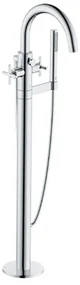 Baterie cada-dus freestanding Kludi Nova Fonte Classic crom lucios