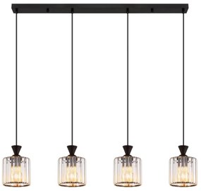 Lustră pe cablu Globo 15742-4 JORDANA 4xE27/60W/230V