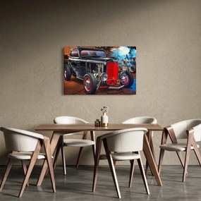 Tablou cu mașina veteran (90x60 cm)