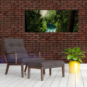 Tablou - Fereastra între copaci (120x50 cm)