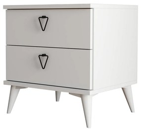 Măsuță de noptieră Versa-Ce White