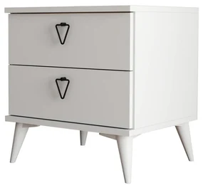 Măsuță de noptieră Versa-Ce White
