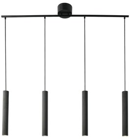 Lustra suspendata design scandinav Vico 4L negru