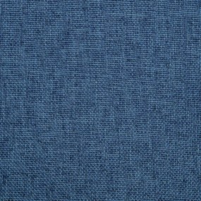 Scaune de sufragerie pivotante, 6 buc., albastru, textil 6, Albastru