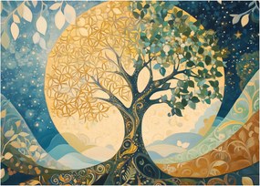 Tablou – Arborele vieții în lună (70x50 cm)
