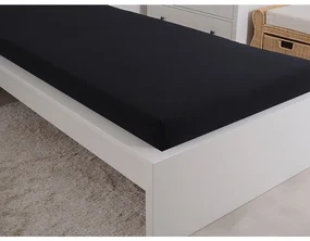Cearșaf de pat jersey 4Home Ideal negru , 160 x 200 cm, 160 x 200 cm