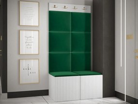 Mobilier hol Tewarota Slim IV (Alb + Verde) . 1104838