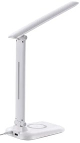 Immax 09107L - Lampă de birou LED dimabilă cu încărcare wireless QI LUMI LED/7W/230V albă