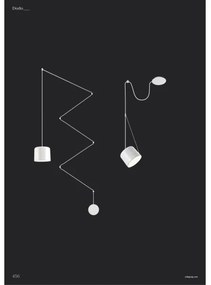 Lustră pe cablu Redo 01-1821 DODO 1xE27/15W/230V alb