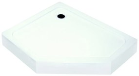 Cădiță de duș asimetrică Glasgow 100 pătrată, stânga