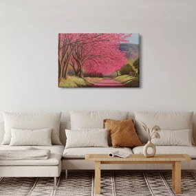 Tablou cu copaci înfloriți (90x60 cm)