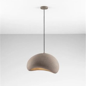 Lustra suspendata design modern, Stone Brown, AERE, L 50cm