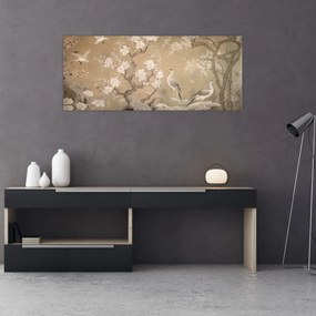 Tablou - Desen animat peisaj japonez (120x50 cm)