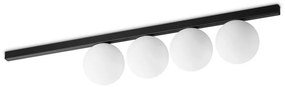 Plafoniera moderna stil minimalist Binomio pl4 negru