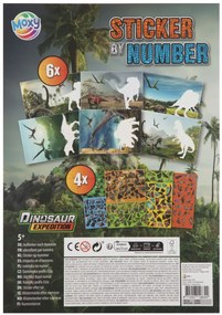 Dinozaur Expedition set de autocolante puzzle