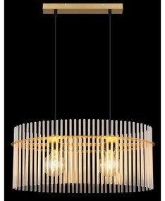 Lustră pe cablu Globo 15698H3M GORLEY 2xE27/60W/230V auriu