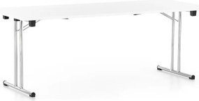 Masa plianta 200 x 80 cm, alba