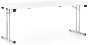 Masa plianta 200 x 80 cm, alba